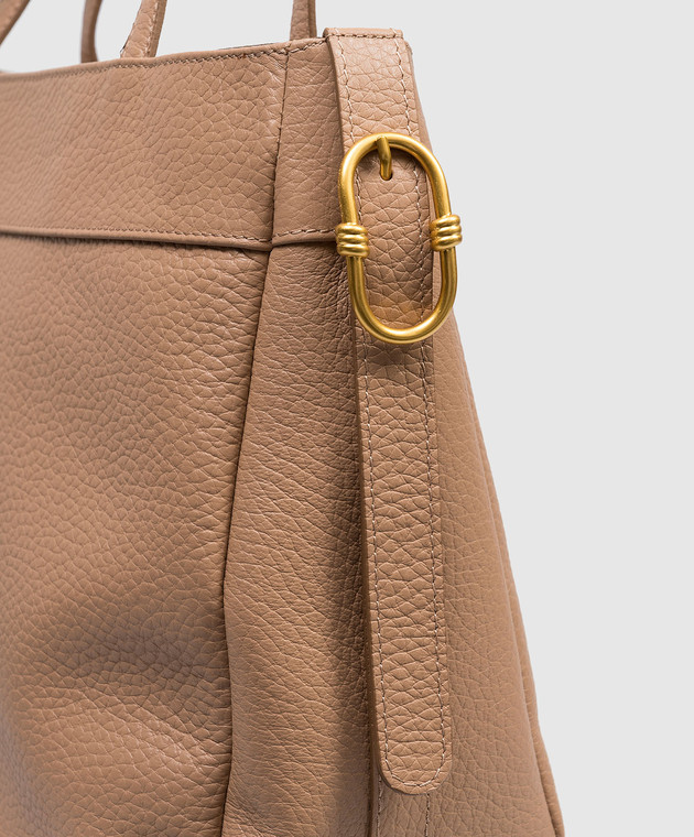 Gianni Chiarini Коричнева шкіряна сумка-тоут Selena BS11773TKL зображення 4