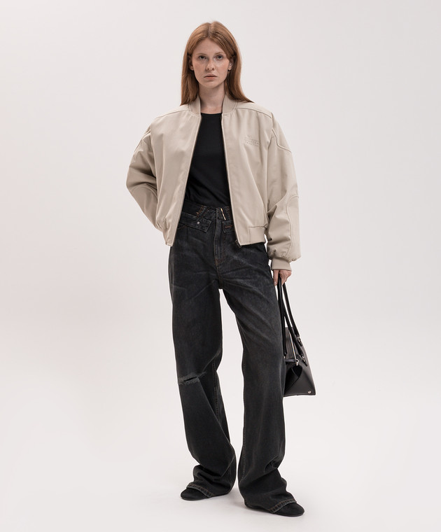 Maison Margiela MM6 Темно-сірі джинси з проріхами S52LA0271M30064 зображення 2