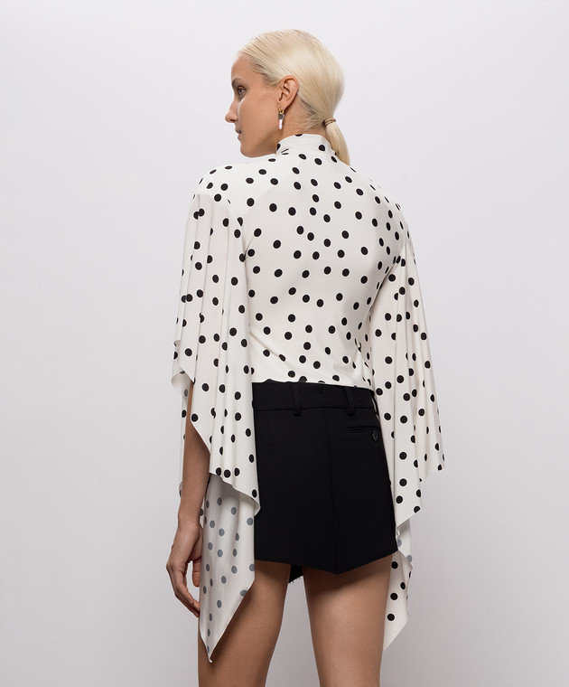 Vetements Біла блуза в горох WH27BL133WD зображення 4