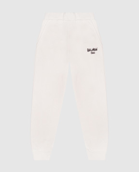 Balmain Дитячі сірі джогери BZ6H60Z3183610