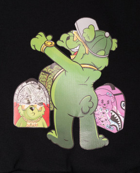 Sprayground Дитяча чорна спортивна куртка Throw It To Me Drip SPY1498G