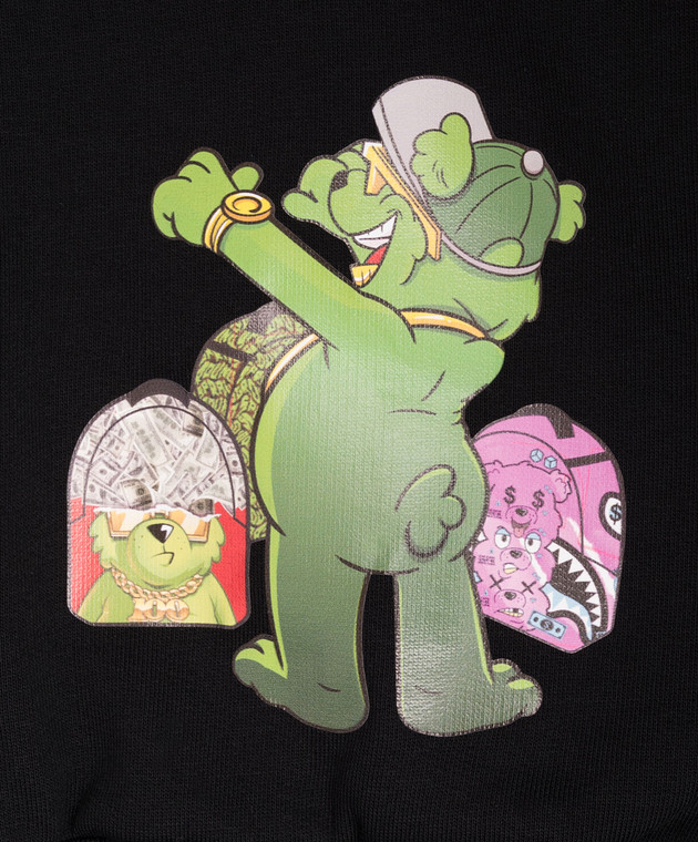 Sprayground Дитяча чорна спортивна куртка Throw It To Me Drip SPY1498G зображення 3