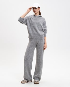 Peserico Серые худи с шерстью альпаки и шелком S99378F07K9283E