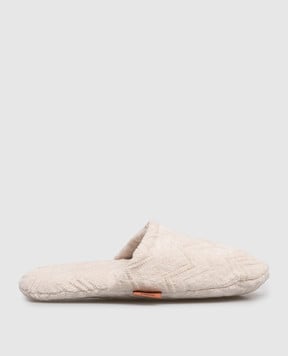 Missoni Home Бежеві домашні капці Chail у візерунок 1E3OG00003