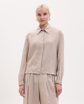 MooRER Бежева сорочка ELIZA-J з льону ELIZAJGLX