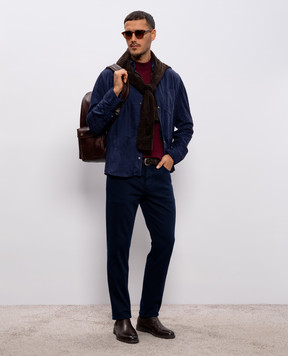 Brunello Cucinelli Сині джинси з логотипом M277PD3210