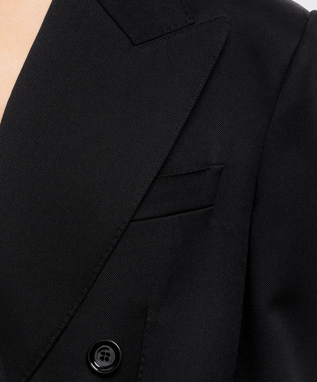 Dolce&Gabbana Черный двубортный жакет F29TNTFU28J изображение 5