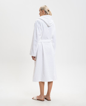 Missoni Home Білий махровий халат Chalk в брендовий візерунок 1D3AC99718