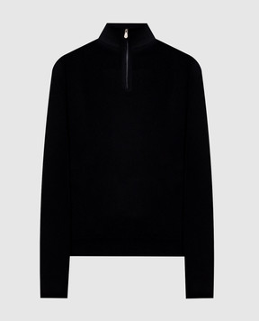 Brunello Cucinelli Джемпер черного цвета из кашемира M2200124