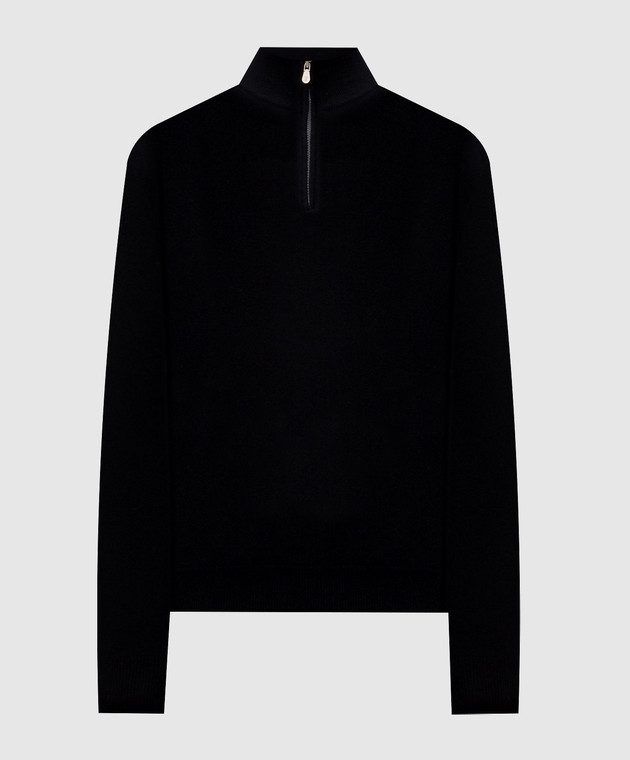 Brunello Cucinelli Джемпер черного цвета из кашемира M2200124