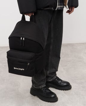 Palm Angels s Черный рюкзак с вышивкой логотипа PMNB015S24FAB001