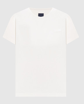 Juun.j Футболка кольору айворі з нашивкою логотипа JW6242W000