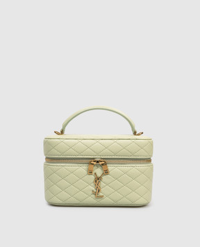Saint Laurent Зелена шкіряна сумка GABY 7667311EL07
