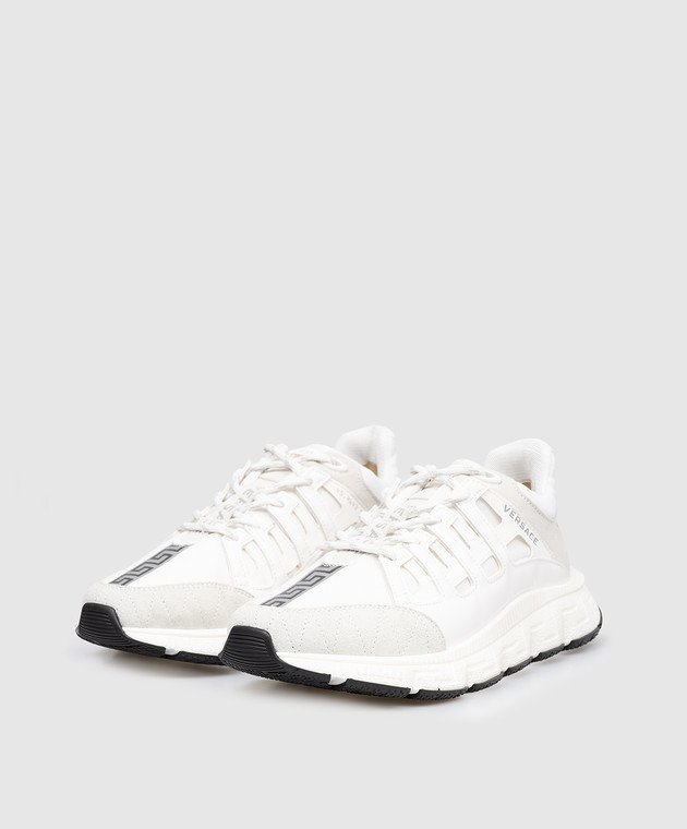 Versace Белые кроссовки Trigreca 10224951A165613438 изображение 2