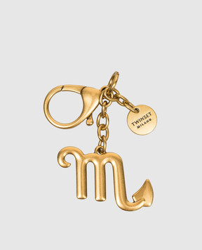 Twinset Золотистый брелок Scorpio 999TL8020