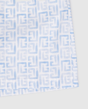 Balmain Дитячі шорти для плавання в брендовий принт BYCP29Z37831214