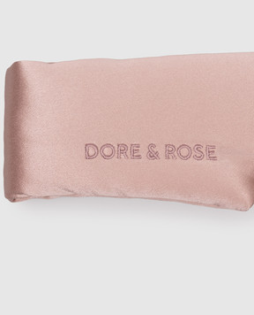 Dore & Rose Детская розовая маска для сна из шелка DEEPSLEEPMASKKIDS