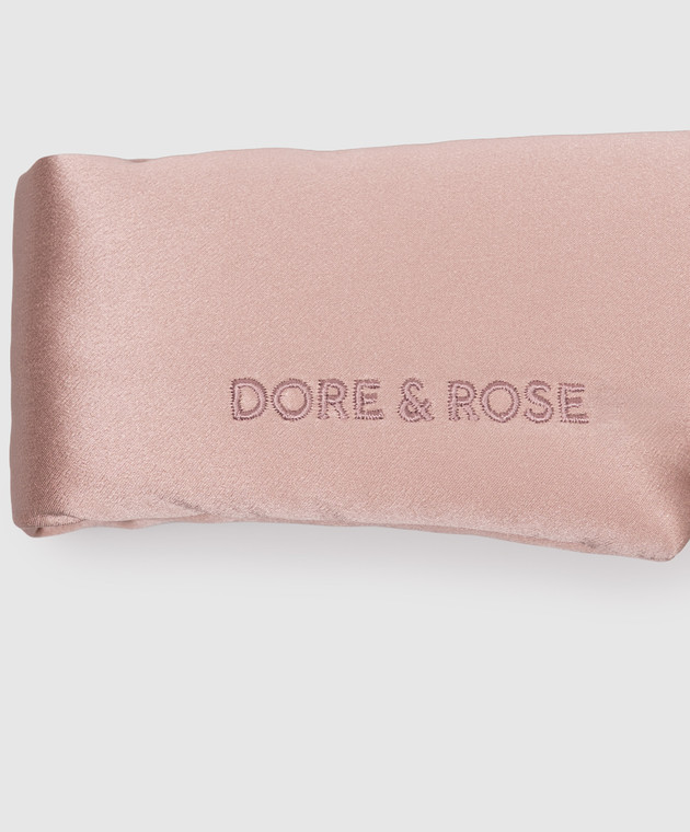 Dore & Rose Детская розовая маска для сна из шелка DEEPSLEEPMASKKIDS изображение 2