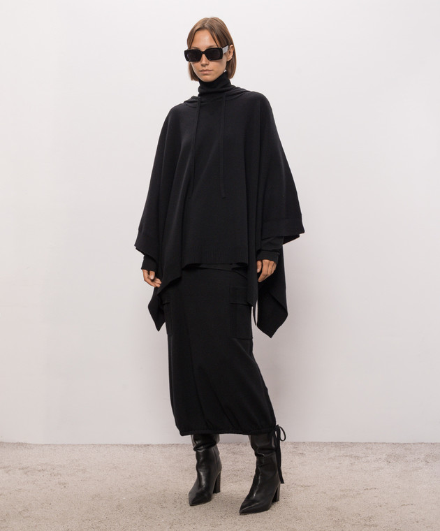 Twinset Черная юбка 262LI3NDD изображение 2