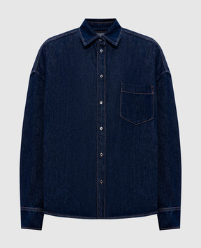 Max Mara Weekend Синяя джинсовая рубашка WKDFOGGIA WKDFOGGIA