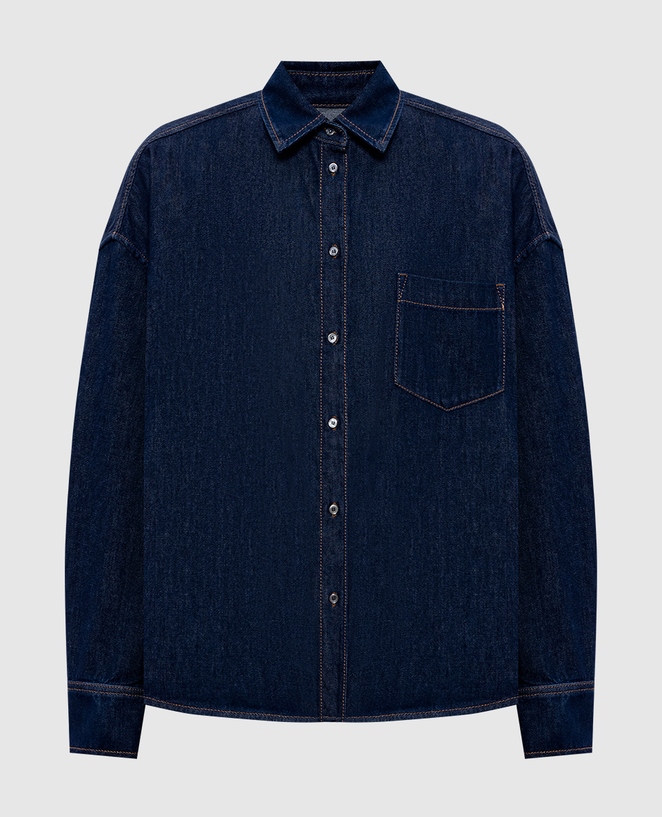 

Синяя джинсовая рубашка WKDFOGGIA, Синий, Рубашки