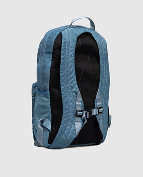 C.P. Company Дитячий блакитний рюкзак з патчем логотипа COX002L3C06