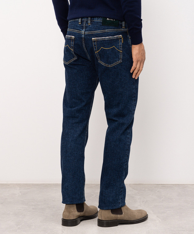 MooRER Синие джинсы PAVEL PAVEL04DARKDENIM изображение 4