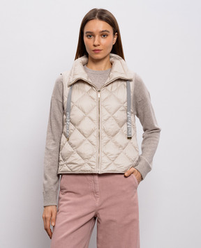Max Mara Бежевый пуховой жилет REGIC TREGIC