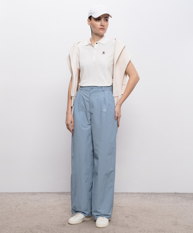 Parajumpers Белое поло Enif 26SPWPOEK33 изображение 2