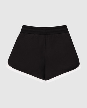 Dolce&Gabbana Детские черные шорты с логотипом L5JQ0NG7PWH812+