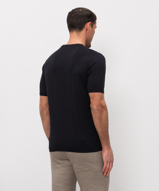 MooRER Синяя футболка JUDE JUDESI5 изображение 4