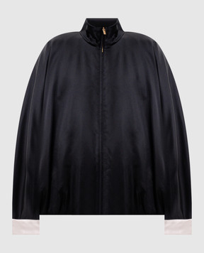 Carven Чорна куртка з шовком 6262K21025