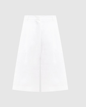 Max Mara Білі бермуди CARAVAN з льону MSTCARAVAN