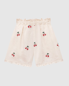 Twinset Бежеві шорти з рамі 261TT2421