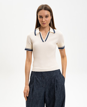 3.1 Phillip Lim Бежеве поло у візерунок E26270513VTR