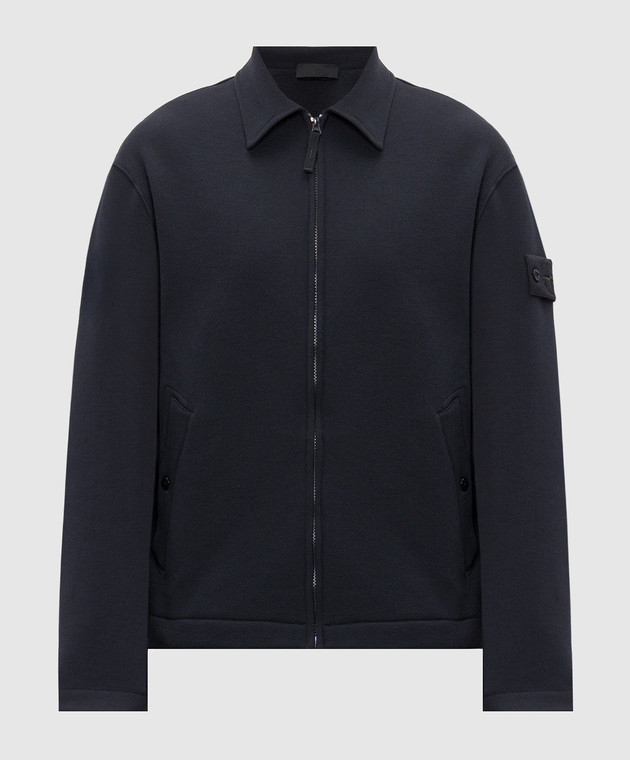 Stone Island Синій кардиган з вовною L2S156100014S0F15