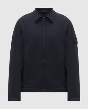Stone Island Синий кардиган с шерстью L2S156100014S0F15
