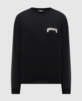 Versace Чорний лонгслів Panther 10220331A15420