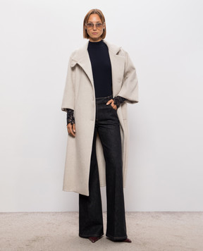 Brunello Cucinelli Темно-синий топ в рубчик MD998B3X04