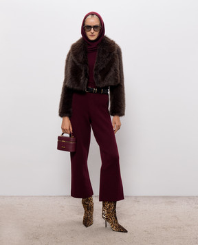 Allude Бордовый гольф из кашемира 26511195
