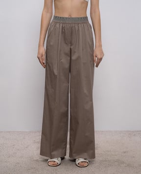 Peserico Коричневі штани з логотипом A0460201979