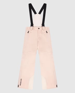 Moncler Grenoble ENFANT Дитячий бежевий гірськолижний комбінезон K29572G0000253066810