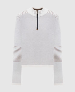 MooRER Сірий джемпер з вовни STRIA-ET STRIAET