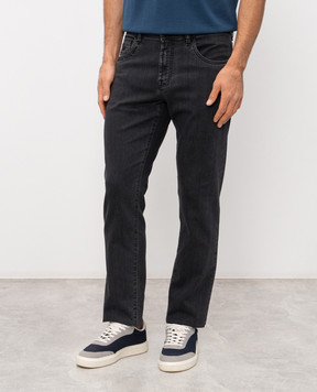 Scissor Scriptor Чорні джинси Costantino з ефектом потертості COSTANTINOT1891231