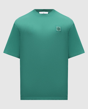 Stone Island Зелена футболка з нашивкою логотипа L1S152100030S0115