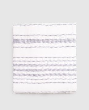L'Appartement Білий рушник Stripe в смужку STRIPEGAUZEHANDTOWEL
