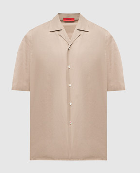 ISAIA Бежевая рубашка CAM224P9100