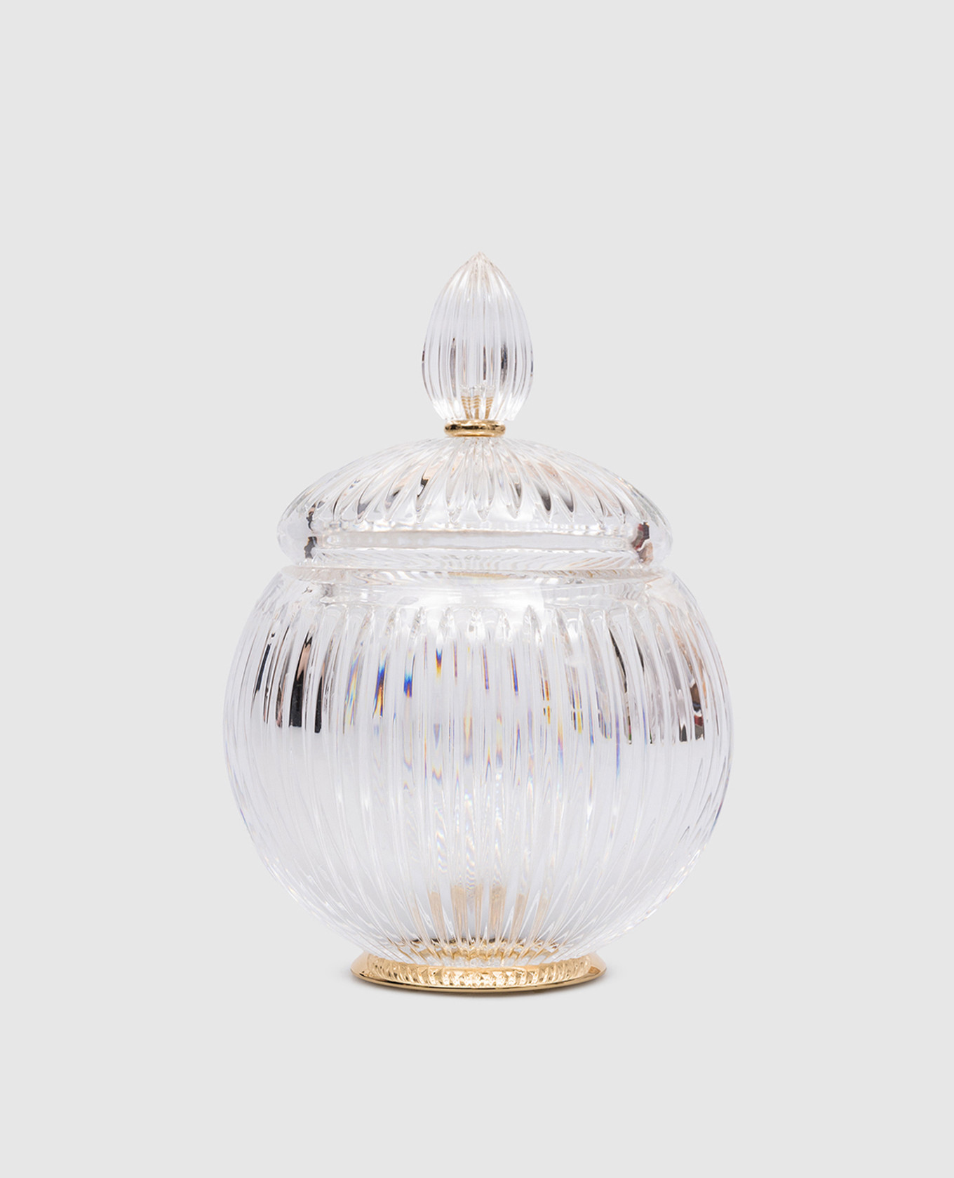 

Хрустальный органайзер для ватных дисков и палочек Elegance, Прозрачный, Ванные принадлежности