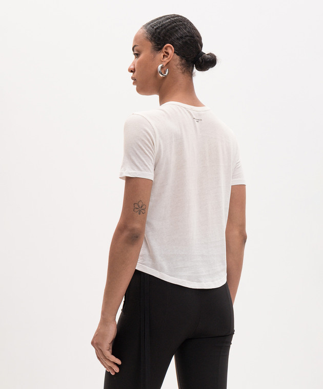 Ann Demeulemeester Футболка Floor Micro цвета айвори B0013923FA740 изображение 4