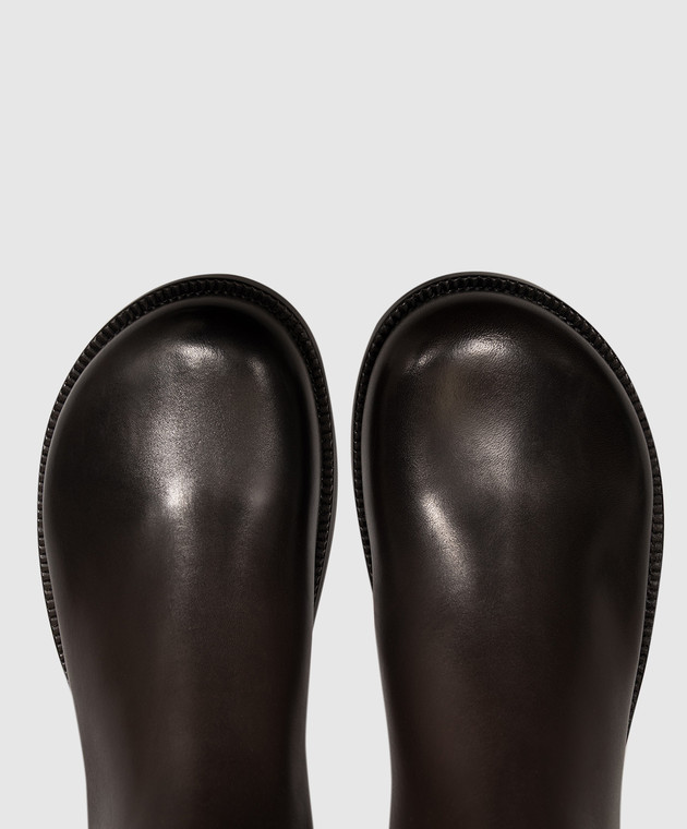 JW Anderson Коричневі шкіряні челсі CT0002LA0391 зображення 4